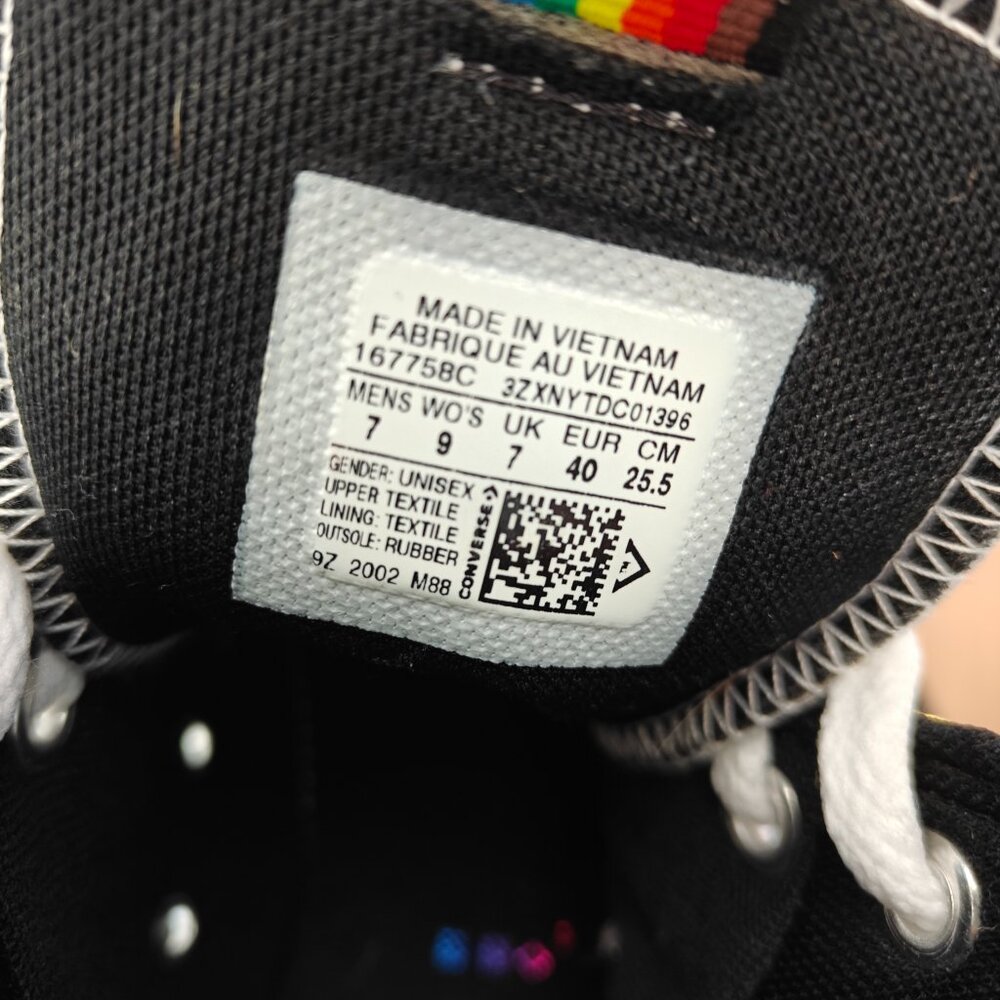 Converse Chuck Taylor All Stars Pride Edition M7 W9 - Picture 14 of 15